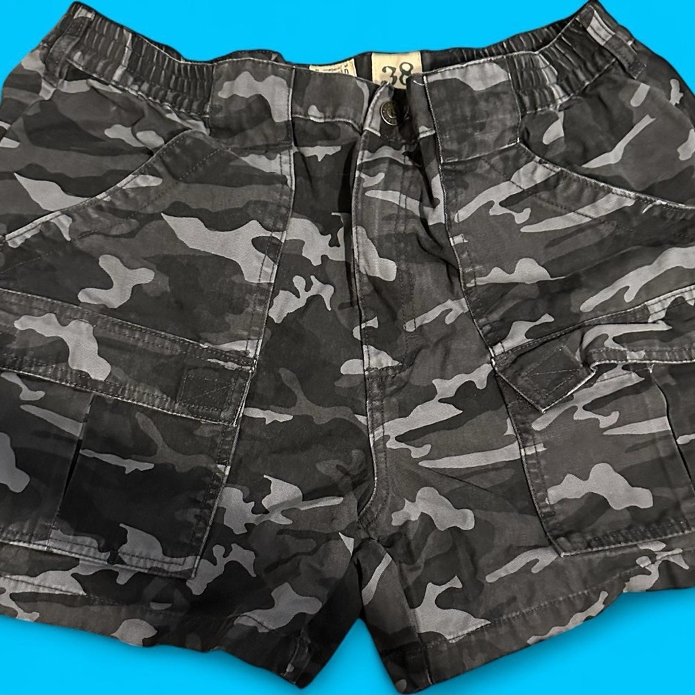 RedHead Gray Camouflage Cargo Shorts
